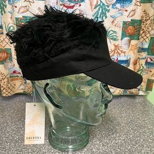 Baseball Cap with faux fur on top P#56